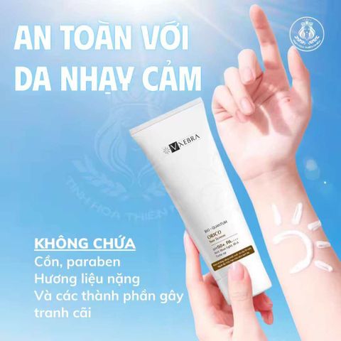 Kem Chống Nắng Vxebra 50g - Kiềm Dầu, Nâng Tone Nhẹ, Dưỡng Ẩm, Chống Nước Cho Da Mặt, An Toàn Cho Mọi Loại Da