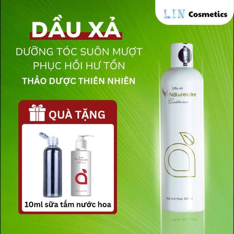 Dầu Xả Vnaturecare 300ml - Dưỡng Tóc Mềm Mượt, Phục Hồi Tóc Hư Tổn, Thơm Lâu, An Toàn Cho Da Đầu Nhạy Cảm