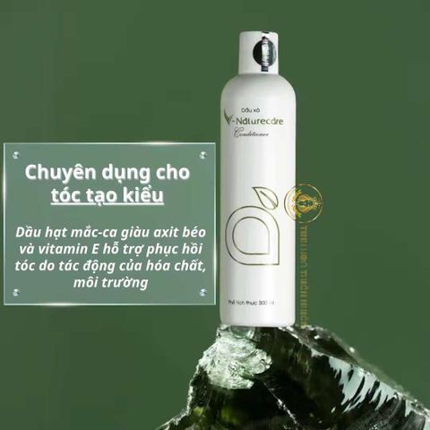 Dầu Xả Vnaturecare 300ml - Dưỡng Tóc Mềm Mượt, Phục Hồi Tóc Hư Tổn, Thơm Lâu, An Toàn Cho Da Đầu Nhạy Cảm