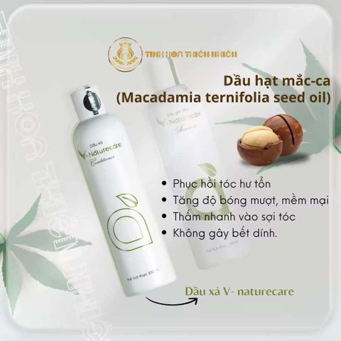 Dầu Xả Vnaturecare 300ml - Dưỡng Tóc Mềm Mượt, Phục Hồi Tóc Hư Tổn, Thơm Lâu, An Toàn Cho Da Đầu Nhạy Cảm