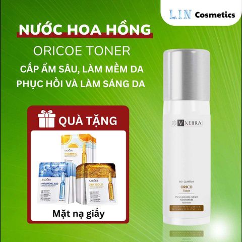 Nước Hoa Hồng Dưỡng Ẩm Vxebra 120ml - Se Khít Lỗ Chân Lông, Giảm Mụn, Sáng Da Cho Da Dầu, An Toàn Không Chứa Cồn và Paraben