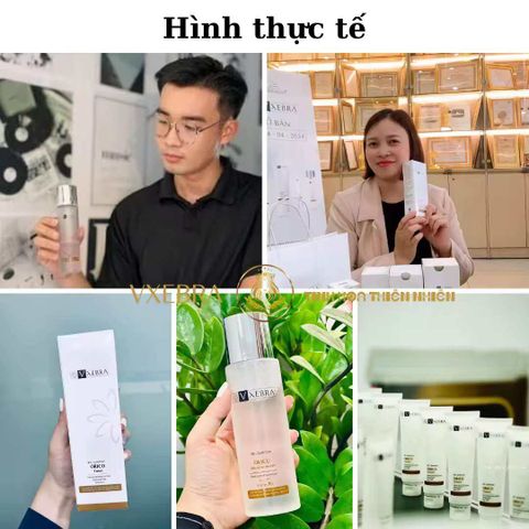 Nước Hoa Hồng Dưỡng Ẩm Vxebra 120ml - Se Khít Lỗ Chân Lông, Giảm Mụn, Sáng Da Cho Da Dầu, An Toàn Không Chứa Cồn và Paraben