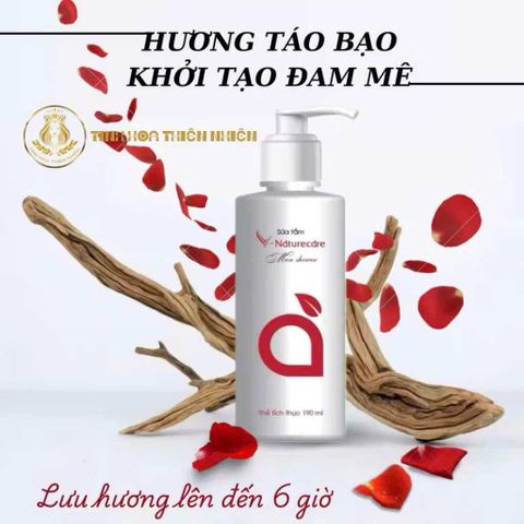 Sữa Tắm Nam Vnaturecare 190ml - Hương Nước Hoa Gỗ Sang Trọng, Thơm Lâu, Đẳng Cấp Quý Ông, Dưỡng Ẩm Da Mềm Mại