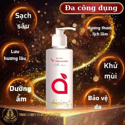 Sữa Tắm Nam Vnaturecare 190ml - Hương Nước Hoa Gỗ Sang Trọng, Thơm Lâu, Đẳng Cấp Quý Ông, Dưỡng Ẩm Da Mềm Mại