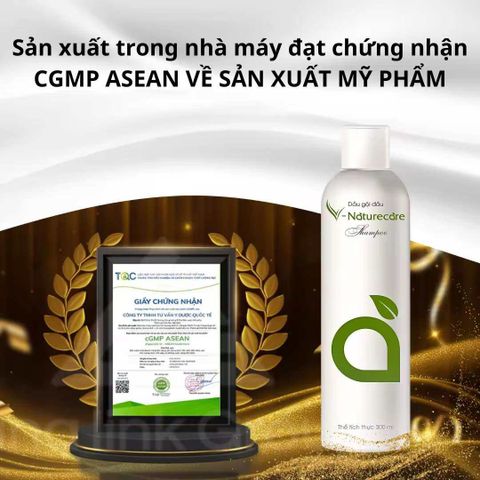 Dầu Gội Thảo Dược Vnaturecare 300ml - Giảm Rụng Tóc, Dưỡng Tóc, Thơm Lâu, Phù Hợp Cho Tóc Nhuộm, Chăm Sóc Tóc Thiên Nhiên
