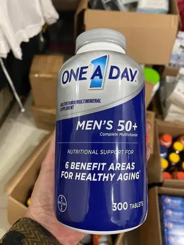 {Flash Sale} One A Day 50+ Viên Uống Bổ Sung Vitamin Tổng Hợp Cho Nam Trên 50 Tuổi 300v