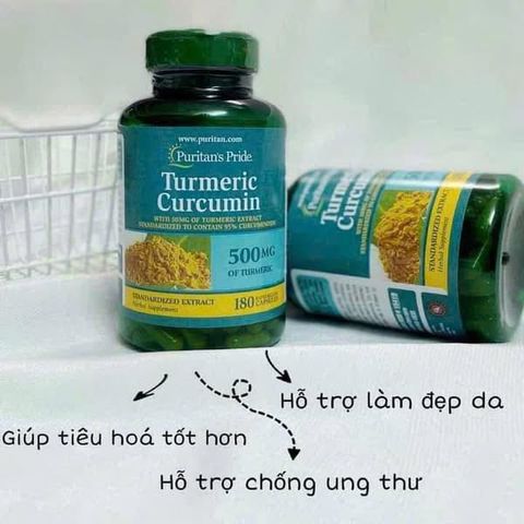 {Flash Sale} Viên Nghệ Turmeric Curcumin 1000mG Puritan's Pride 120 vien
