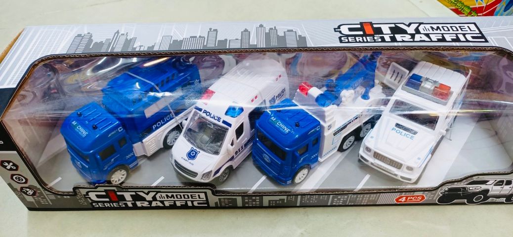 Đồ chơi 4 xe ô tô chạy đà 567 - Đồ chơi giáo dục sáng tạo cho trẻ em từ 3 tuổi, phát triển tư duy và kỹ năng vận động