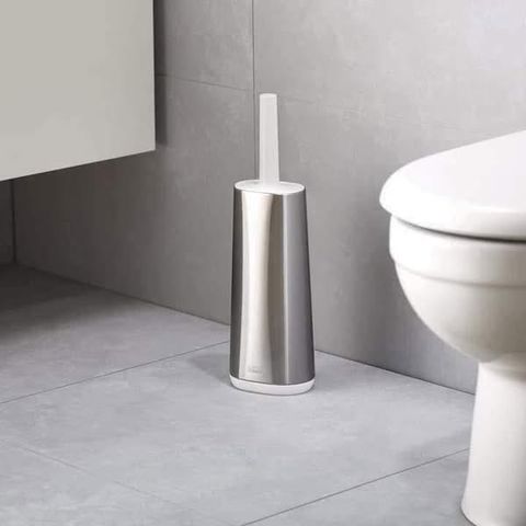 Chổi Cọ Nhà Vệ Sinh Inox Joseph Joseph Flex 70517 - Thiết Kế Chống Nhỏ Giọt, Tiện Lợi Cho Bồn Cầu, Dễ Dàng Vệ Sinh