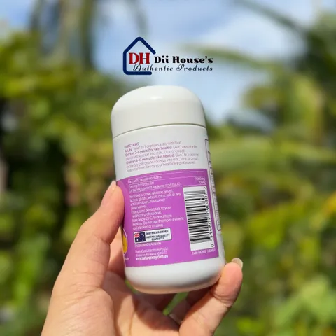 Dầu Hoa Anh Thảo Nature's Way Evening Primrose Oil 1000mg - Giải Pháp Cân Bằng Nội Tiết & Làm Đẹp Da - Hộp 60 Viên Hỗ Trợ Sức Khỏe