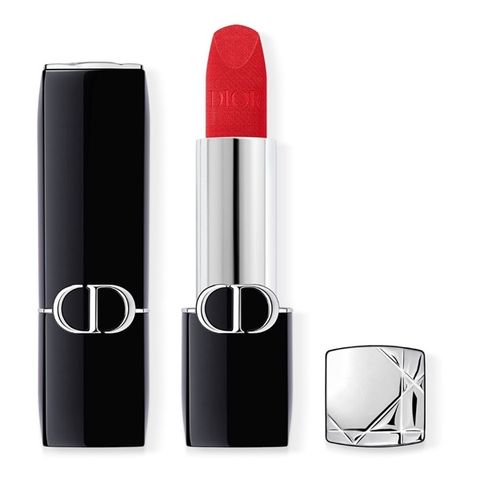 Son Dior Velvet 760 Favorite - Son Môi Đỏ Thuần Sang Trọng, Dưỡng Ẩm, Chất Son Mịn Mượt, Phù Hợp Mọi Dịp