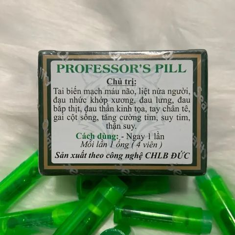 Viên Bổ Khớp Professor's Pill Xanh - Giảm Đau Khớp, Hỗ Trợ Khỏe Mạnh Xương Khớp, 20 Ống Tiện Lợi Nhập Khẩu Từ Malaysia