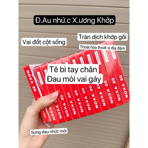 Combo 12 Hộp Viên Uống Xương Khớp Noxa 20 Thái Lan - Giảm Đau, Hỗ Trợ Chăm Sóc Sức Khỏe Xương Khớp Tốt Nhất