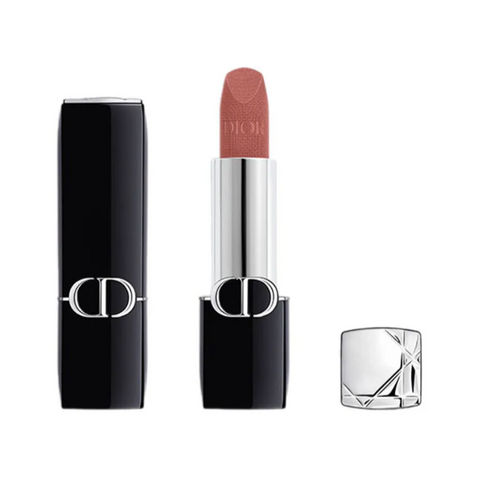 Son Dior Rouge Dior Couleur Couture Velvet 724 Tendresse Màu Đỏ Hồng Nâu