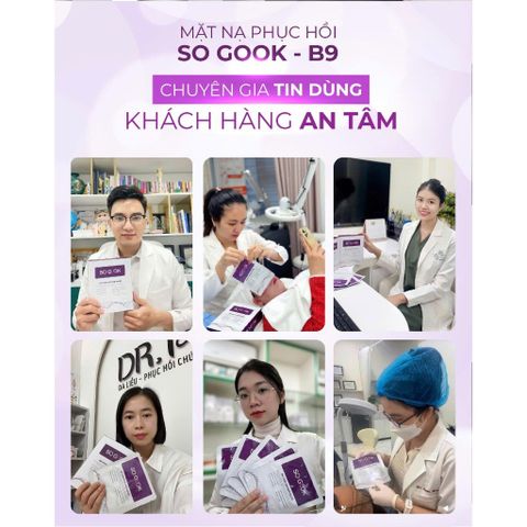 Mặt Nạ B9 So Gook/ Sogook Skin Repair Phục Hồi, Giữ Ẩm, Mát Lạnh Làm Dịu Da 25ml
