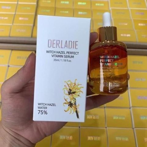 Serum Derladie Witch Hazel Perfect Vitamin Serum ngừa mụn giảm thâm làm đầy sẹo rỗ 35ml - BFN MALL