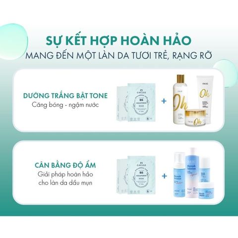 Mặt Nạ Dưỡng Da B5 OMUSE Aquaporin Mask 30g Cấp Ẩm Và Phục Hồi Da [ Chính Hãng ]