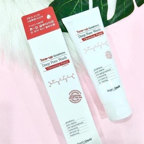 Sữa Rửa Mặt 7 Day Angel’s Liquid Glutathione Tone Up Deep Pore Wash Cleansing Foam 120g