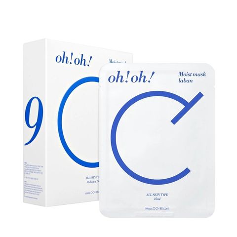 Mặt Nạ Giấy Oh! oh! Ceramide Giúp Phục Hồi & Làm Dịu Da Nhạy Cảm oh!oh! Moist mask : laban (25ml x 10 miếng)
