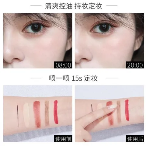 Xịt khóa lớp make up - Xịt Khoáng Khóa Trang Điểm dưỡng ẩm , Lâu trôi