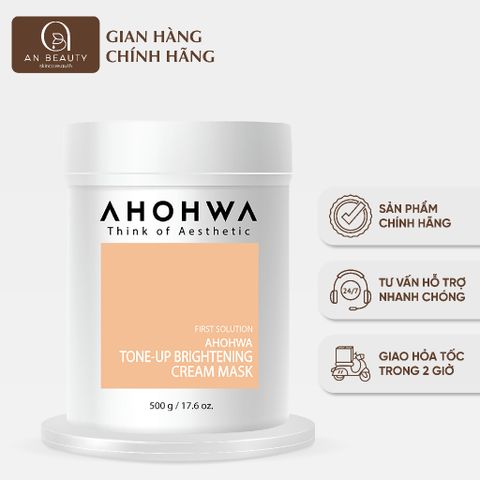 Ủ Trắng Da AHOHWA Tone-Up Brightening Cream Mask 500g
