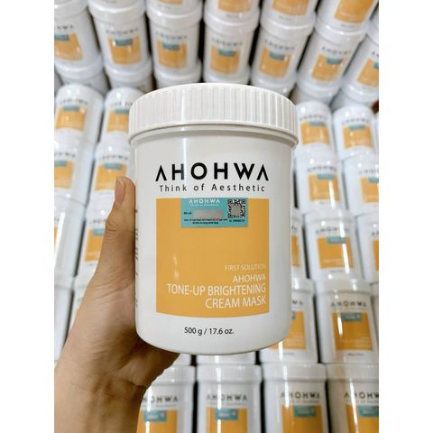 Ủ Trắng Da AHOHWA Tone-Up Brightening Cream Mask 500g