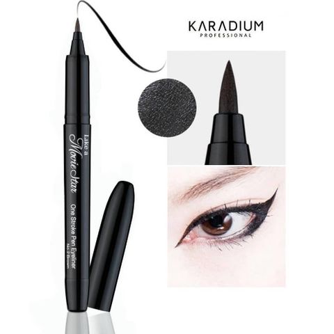 Bút kẻ mắt 2 đầu QIC - Mascara 2 đầu kẻ mắt SIÊU HOT QIC Chống Thấm Nước Lâu Trôi