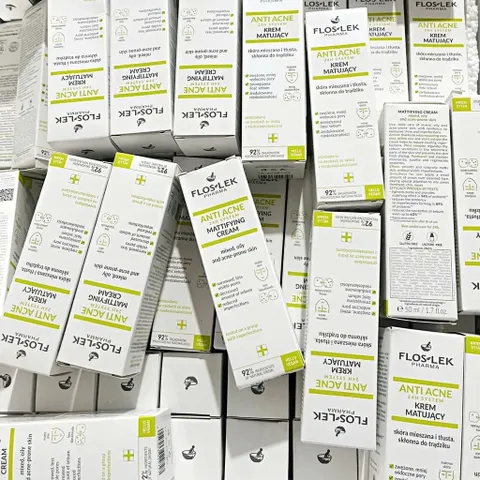 Kem Dưỡng Floslek Anti Acne Mattifying Cream 50ml Chính Hãng Kem Kiểm Soát Dầu Mụn và Điều Tiết Nhờn