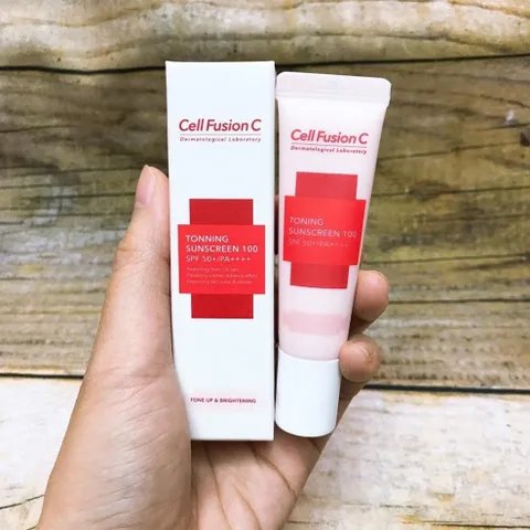 [ Mini Size ] KEM CHỐNG NẮNG MINI CELL FUSION C TONING SUNSCREEN 100-10ml