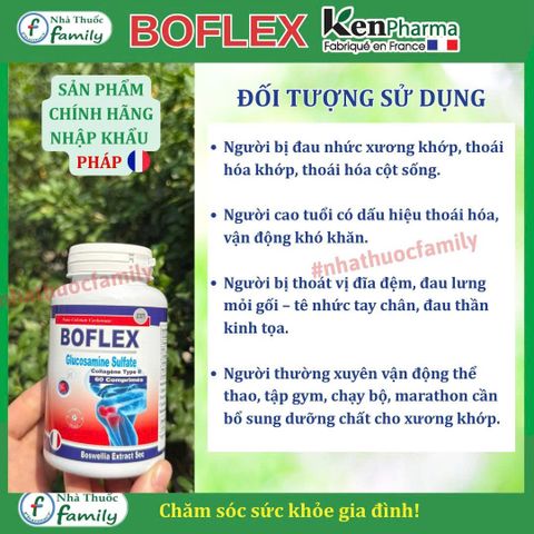 Viên Uống Dưỡng Khớp BOFLEX (Pháp) - Hỗ Trợ Giảm Đau Nhức, Tăng Cường Linh Hoạt Và Tái Tạo Sụn Khớp, 60 Viên