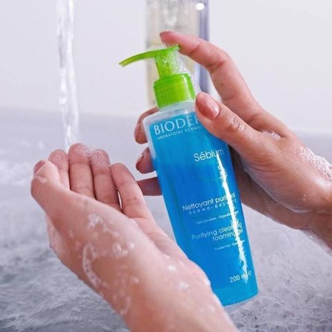 Sữa rửa mặt Bioderma Sebium Cleansing Foaming Gel 200ml [ Chính Hãng Pháp ]