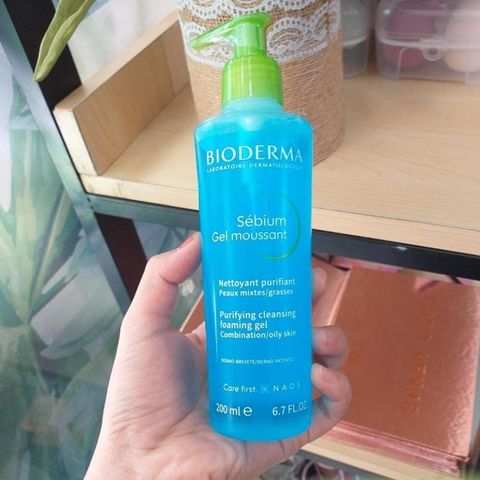 Sữa rửa mặt Bioderma Sebium Cleansing Foaming Gel 200ml [ Chính Hãng Pháp ]
