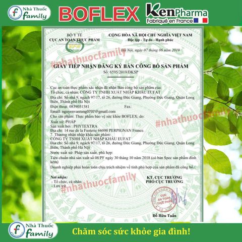 Viên Uống Dưỡng Khớp BOFLEX (Pháp) - Hỗ Trợ Giảm Đau Nhức, Tăng Cường Linh Hoạt Và Tái Tạo Sụn Khớp, 60 Viên