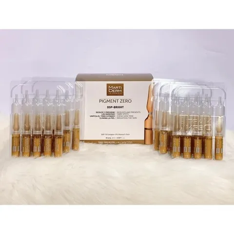 Tinh chất MartiDerm Pigment Zero DSP Bright Dưỡng Trắng Da Mờ Thâm ( 30 ống x 2ml )