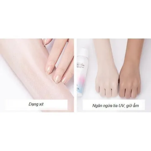 Xịt Chống Nắng Trắng Da Nâng Tone Chống Nước MayCreate 150ml