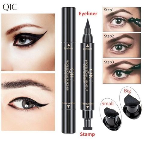 Bút Kẻ Mắt 2 Đầu Cao Cấp , Chống Nước , Lâu Trôi , Không bị Nhòe