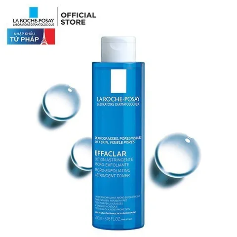 Toner La Roche Posay Nước cân bằng giàu khoáng dành cho da dầu mụn La Roche Posay 200ml