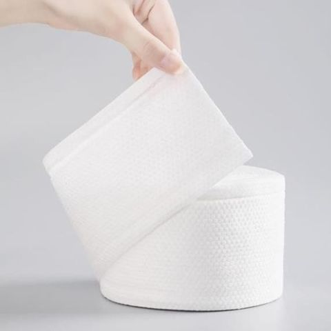 Khăn lau mặt dùng 1 lần nội địa Trung lau khô, lau ướt, Khăn giấy đa năng Animerry túi 150g