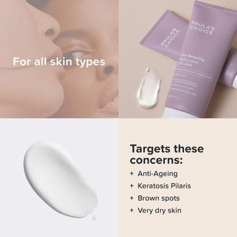 Kem dưỡng thể làm sáng da chứa 10% AHA Paula's Choice Skin Revealing Body Lotion 10% AHA 210ml [ Chính Hãng ]