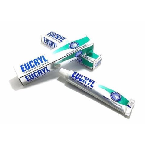 Kem Đánh Răng Bạc Hà Tẩy Trắng Eucryl 62g [ Chính Hãng ]