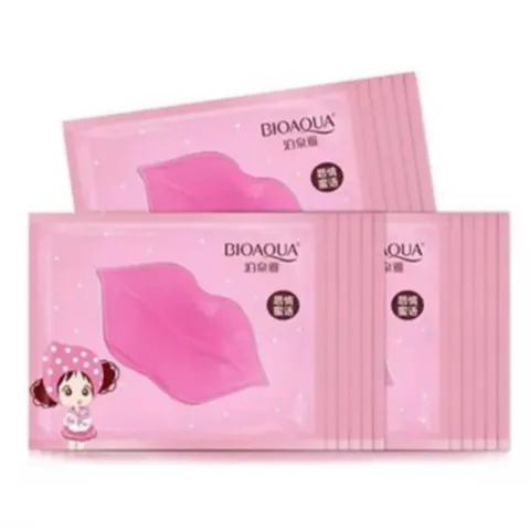 Lẻ miếng mặt nạ môi Bioaqua - Mặt nạ dưỡng môi Bioaqua dưỡng ẩm mờ thâm