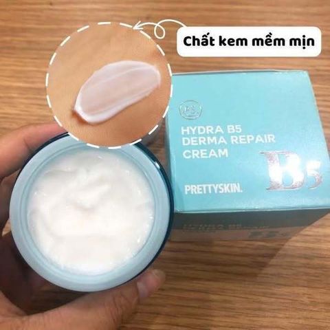 Kem Dưỡng Ẩm Phục Hồi HYDRA B5 DERMA REPAIR CREAM PRETTYSKIN, Tái Tạo, Dưỡng Trắng & Cấp Ẩm Cho Da 52ml