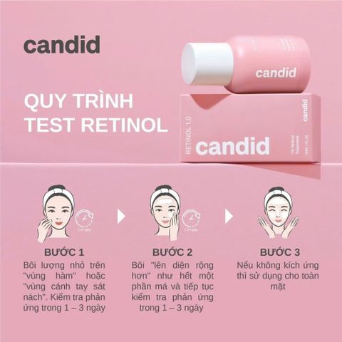 Tinh Chất Dưỡng Da Candid Retinol 0.5% Retinol/ 1% Retinol 30ml
