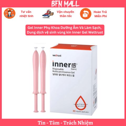 Gel Inner Phụ Khoa Dưỡng Ẫm Và Làm Sạch, Dung dịch vệ sinh vùng kín Inner Gel Wettrust