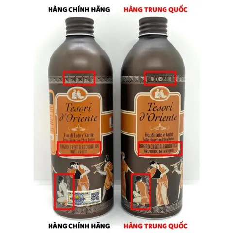 Sữa tắm nước hoa Ý Tesori d'Oriente chính hãng 500ml hương thơm lưu trữ cả ngày kèm vòi