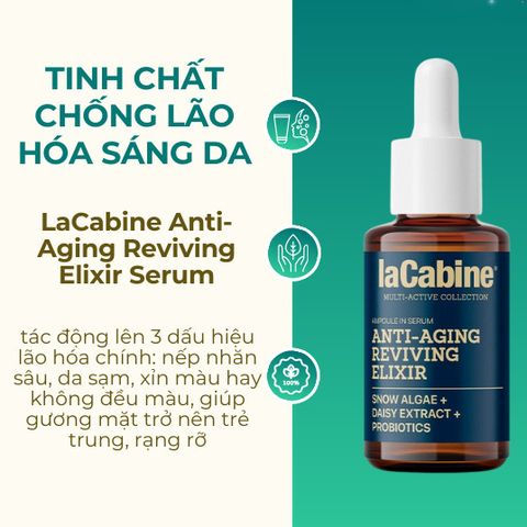 Tinh Chất Chống Lão Hóa, Làm Sáng Da LaCabine Anti-Aging Reviving Elixir Serum