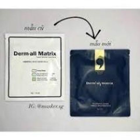 Mặt Nạ Derm All Matrix [ Miếng Lẻ ] Hàn Quốc Cao Cấp Dưỡng Trắng, Căng Bóng Da ( 1 Hộp = 4 miếng )