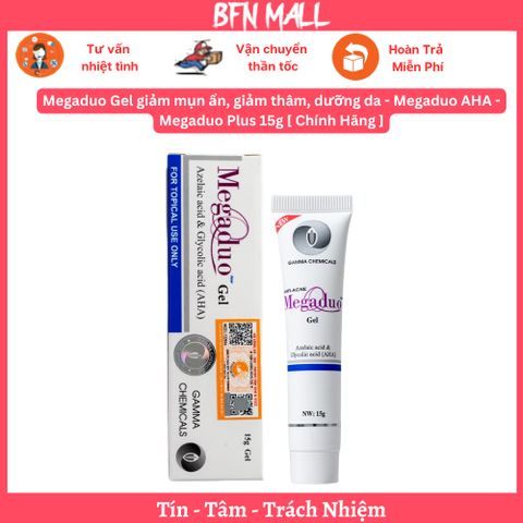 Megaduo Gel giảm mụn ẩn, giảm thâm, dưỡng da - Megaduo AHA - Megaduo Plus 15g [ Chính Hãng ]