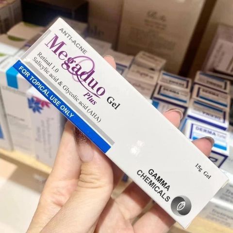 Megaduo Gel giảm mụn ẩn, giảm thâm, dưỡng da - Megaduo AHA - Megaduo Plus 15g [ Chính Hãng ]