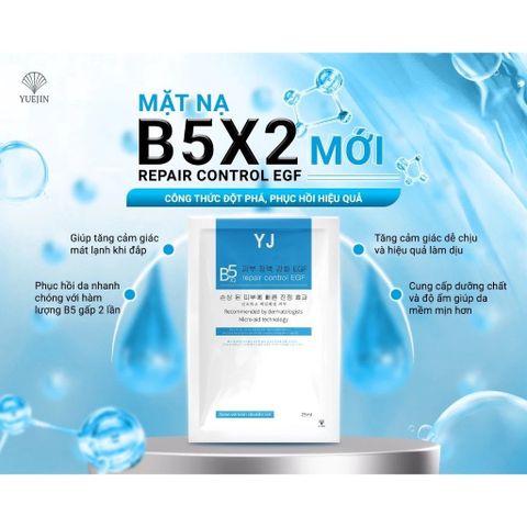 Combo 10 Miếng Mặt Nạ B5 Yuejin B5 EGF Mask - Mặt nạ cấp ẩm, phục hồi và dịu da